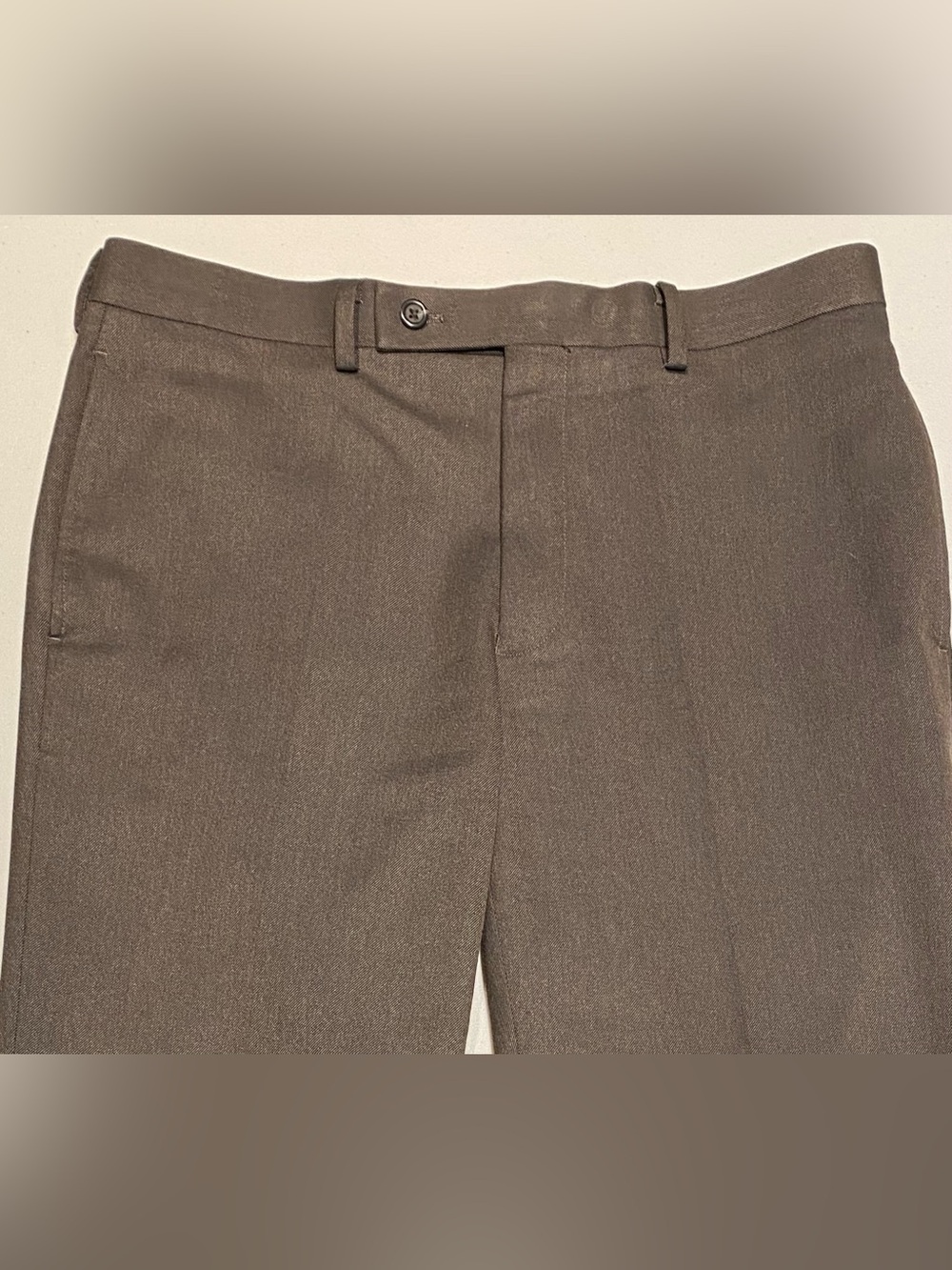 Lauren Ralph Lauren Men's Flat-Front Machine Washable Dress Pants, 33x30 - Picture 6 of 10